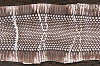 Шкурка змеи с головой, 850×75-110мм (белая глянцевая) - фото №2
