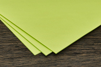 Kydex neon green, лист 1,52мм (300×200мм)