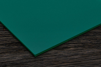 Оргстекло зеленое, лист 130×130×3мм