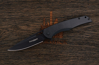 Складной нож Black сarbon