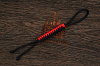 Темляк для ножа 'M "Змейка" (Black, Red) - фото №1