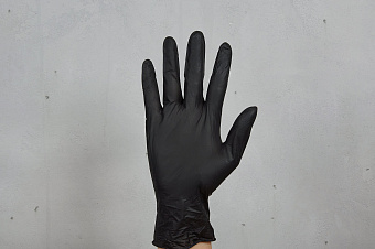 Перчатки нитриловые Black Edition, размер M (100шт)