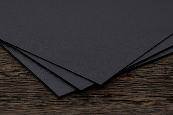 АБС пластик чёрный, лист 1,0мм (330×290мм)