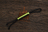 Темляк для ножа 'M "Змейка" (Black, Neon green) - фото №1