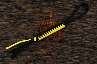 Темляк для ножа 'M "Змейка" (Black, Neon yellow)