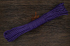 Паракорд «BlackSpiral purple», 1 метр - фото №2