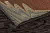 Микарта окунёвая,  плетение холст, плашка 135×90×10мм - фото №2