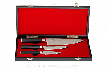 Кухонный набор из 3-х ножей в подарочной коробке