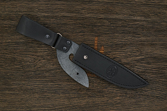 Ножны с фиксирующим хлястиком 130×20мм, черные (АиР)