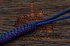 Темляк для ножа 'M "Змейка" (Navy, BlackSpiral purple) - фото №2