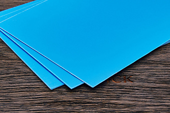 G10 spacer тёмно-голубой, лист 250×130×3,0±0,2мм