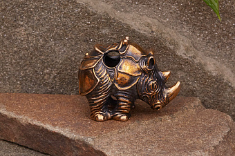 Бусина на темляк XL «Боевой носорог»