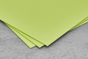 Kydex Neon green 1,52мм, лист 300x200мм