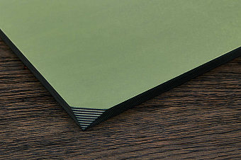 G10 лист 250×145×8(+)мм, чёрный ↔ зелёный