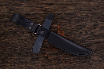 Ножны с фиксирующим хлястиком, для ножей с клинком до 125×23мм
