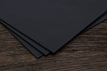 Kydex calcutta black, лист 2,03мм (300×300мм)