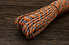 Паракорд «Camo gray-orange», 1 метр - фото №1