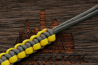 Темляк для ножа 'L "Кобра-I" (Grey, Yellow)