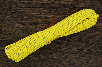 Паракорд светоотражающий «Yellow», 1 метр