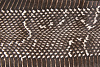 Шкурка змеи, 950×80-110мм (коричневая глянцевая) - фото №2
