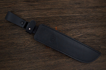 Ножны с фиксирующим хлястиком 230×42мм, черные (АиР)