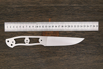 Клинок для ножа «Универсал-II», сталь Х12МФ 60-61HRC