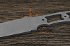 Бланк-заготовка «Акула» с клинком 147мм, сталь Х12МФ 3,7мм с ТО 60-61HRC - фото №2
