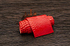 Шкурка змеи, 800×55-85мм (красная глянцевая) - фото №1