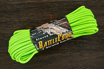 Battlecord 2650 neon green, 1 метр