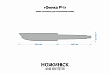 Бланк-заготовка «Финка Р-I» с клинком 120мм, сталь Cromax PM 3,6мм с ТО 61-62HRC - фото №3
