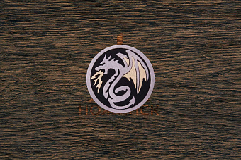 Мозаичный пин «Огнедышащий дракон» 10,0×100 мм