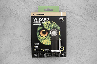 Фонарь Armytek Wizard C2 Pro MAX Magnet USB, диод XHP70.2, тёплый свет
