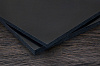 Текстолит чёрный, плетение лён, лист 280×270×8мм - фото №1