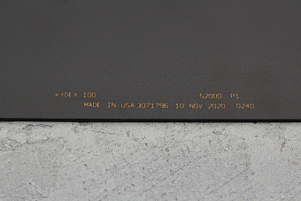 Kydex Calcutta black 1,52мм, лист 300x300мм