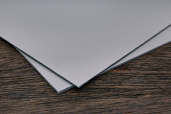АБС пластик серый, лист 2,0мм (330×290мм)