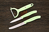 Кухонный набор из 2-х ножей для овощей и овощечистки - фото №1