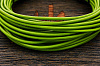 Кожаный шнурок 3мм (светло-зелёный), кратно 1м - фото №2