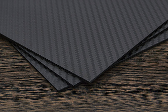 Kydex carbon (black), лист 2,03мм (300×200мм)