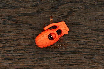 Фиксатор для шнура "Grenade" 17×32мм (оранжевый)