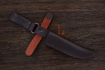 Ножны с фиксирующим хлястиком, для ножей с клинком до 140×28мм