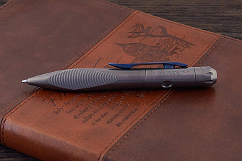 Тактическая ручка с набором бит МБШ (титан)