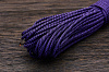Паракорд «BlackSpiral purple», 1 метр - фото №1