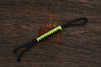 Темляк для ножа 'M "Змейка" (Black, Neon green)
