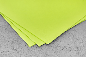 Kydex Neon yellow 1,52мм, лист 300x200мм