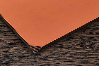 G10 лист 250×145×8(+)мм, чёрный ↔ оранжевый