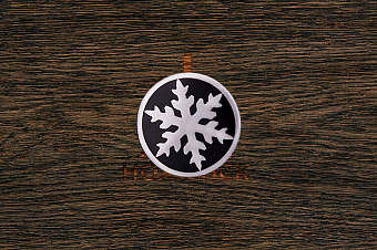 Мозаичный пин «Снежинка» 10,0×100 мм