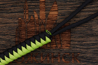 Темляк для ножа 'M "Змейка" (Black, Neon green)
