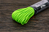 Паракорд 275 neon green, 1 метр - фото №1