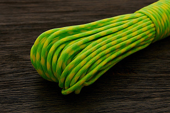 Паракорд «Camo neon yellow-green», 1 метр