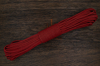 Паракорд «BlackNet red», 1 метр